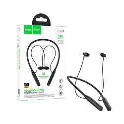 Auscultadores Neckband Hoco ES74 Refinado Preto